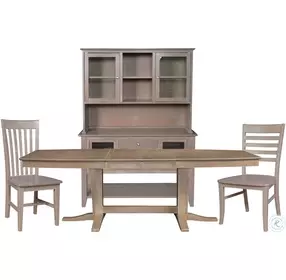 Cosmopolitan Gray Taupe Ava Dining Chair Set of 2