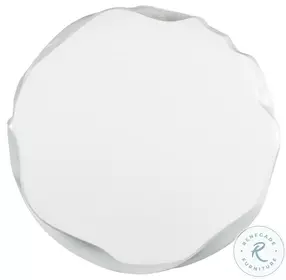 Fusion Cream Alabaster End Table