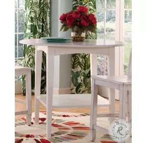 Hampton Chalk and White Seaside Pub Table Set