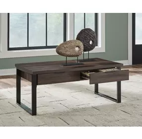 Wickman Falls Dark Brown Occasional Table Set
