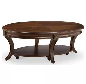Winslet Cherry Oval Cocktail Table