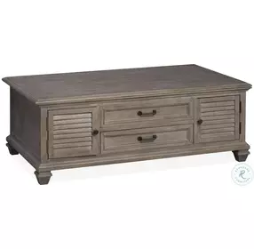 Lancaster Dovetail Grey Lift Top Storage Occasional Table Set