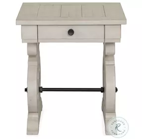 Kin Alabaster Rectangle End Table