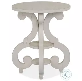 Bronwyn Alabaster Round Accent Table