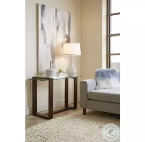 Bristow Acorn Glass Rectangular Sofa Table