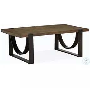 Bowden Rustic Honey And Distressed Iron Rectangular Occasional Table Set