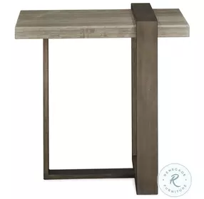 Wiltshire Sea Shell Stone Rectangular End Table