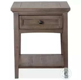 Ashton Grove Dovetail Grey Rectangle End Table