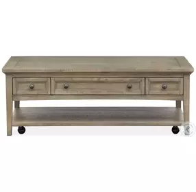 Ashton Grove Dovetail Grey Rectangle Castered Occasional Table Set