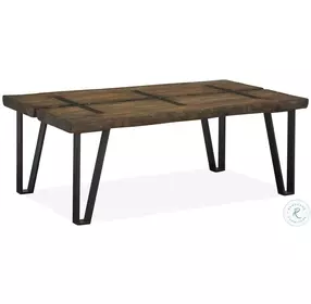 Bridgeport Sawmill And Galvanized Steel Rectangular Occasional Table Set