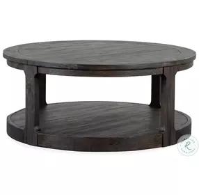 Boswell Peppercorn Round Cocktail Table