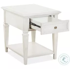 Newport Alabaster Rectangular End Table