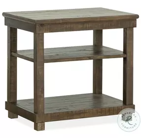 Hamilton Dark Chocolate And Vintage Bronze Rectangular Occasional Table Set With Stools