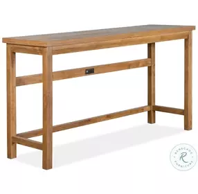Lindon Belgian Wheat Console Table Set