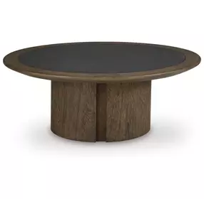 Dontayne Warm Brown and Dark Gray Occasional Table Set