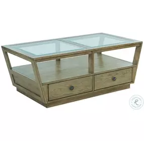 Hardison Warm Stone Rectangular Occasional Table Set