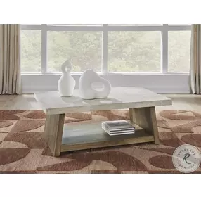 Brendalhouse Light Brown Coffee Table