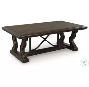 Maylee Dark Brown Occasional Table Set