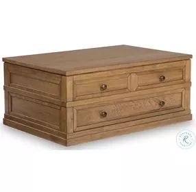 Sharlance Light Brown Lift Top Occasional Table Set