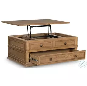 Sharlance Light Brown Lift Top Coffee Table