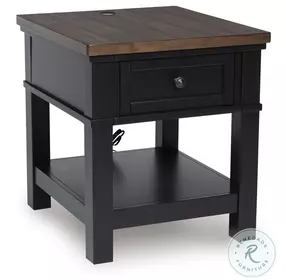 Wildenauer Brown And Black End Table