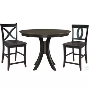 Cosmopolitan Black and Coal Roma Stool