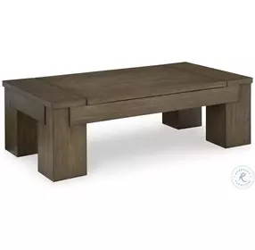 Rosswain Warm Brown Lift Top Occasional Table Set