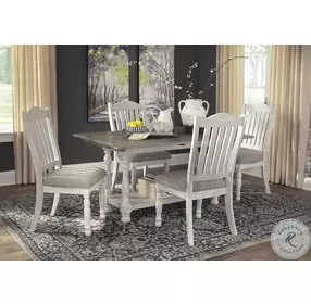 Havalance Gray and White Large Sofa Table