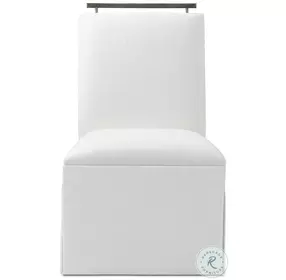 Balboa White Upholstered Dining Side Chair