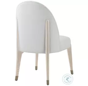 Luna Cascade And White Upholstered Dining Side Chair