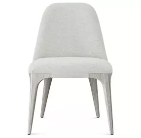 Spencer ST James Gray and Argento Upholstered Side Chair Set of 2