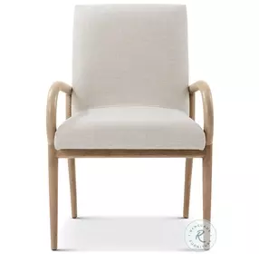 Catalina Dune And Windswept Performance Fabric Dining Arm Chair