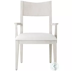 Breeze Sea Salt Upholstered Wood Back Arm Chair