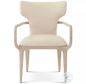 Repose Grey Oak Upholstered Dining Arm Chair