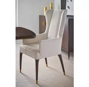 Spencer Green Park Cream Upholstered Albany Dining Arm Chair