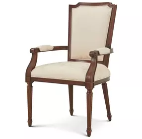 TA Originals Lillian Cream Upholstered Caraway Arm Chair Set of 2