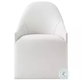 Kesden Upholstered Dining Chair with Casters