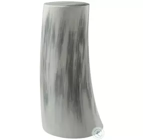 Horn Scrimshaw 11" Oval Drink Table