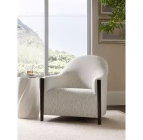 TA Originals White Round Accent Table
