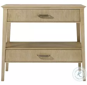 Balboa Coastal Grey 2 Drawer Nightstand