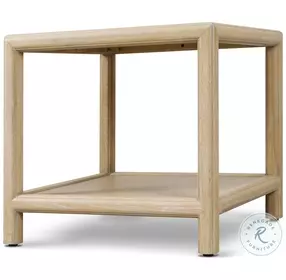 Montauk Lighthouse 24" Square Side Table