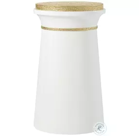 Judith Leiber Pearl Invisible Inner 14" Round Accent Table