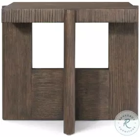 Urbane Campfire 28" Rectangular Side Table
