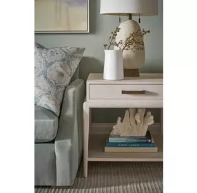 Coastal Sandbar Rectangular Flagler Side Table