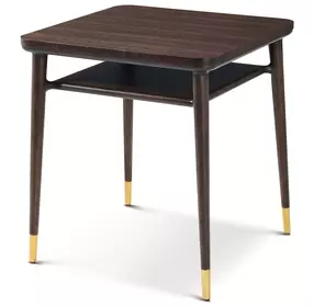 Spencer Green Park Fumed and Gold Square Ashburton Place Side Table