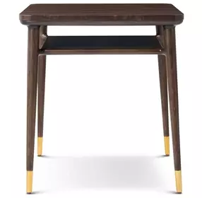 Spencer Green Park Fumed and Gold Square Ashburton Place Side Table