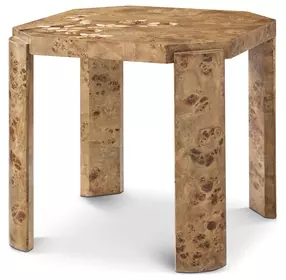 Perch Toffee Octagonal Parterre Side Table