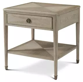 Willow Creek Riverwash Oak Square Westbrook Side Table