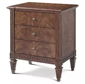 Provence Chateau Brown 3 Drawer Belleterre Nightstand