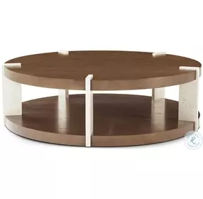 Catalina Earth 54" Round Occasional Table Set
